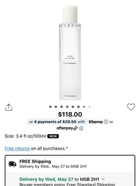 Chantecaille Pure Rosewater Spray - White